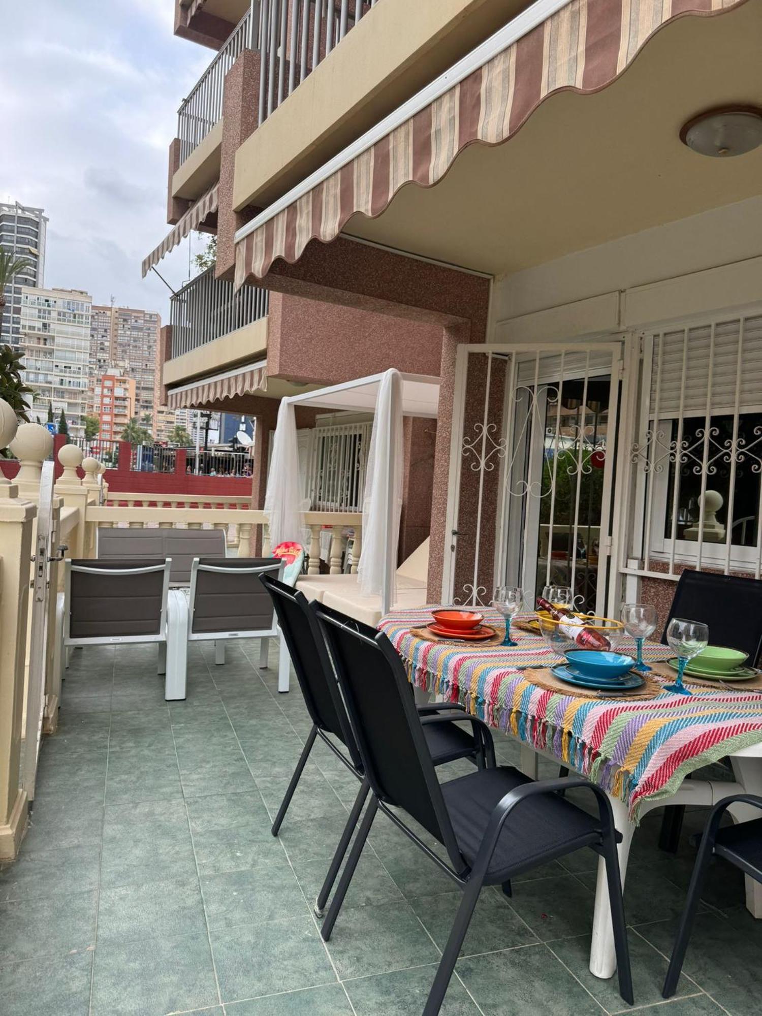 Super Terrace Levante Front Line Apartment Los Ranchos Self Check-In, Free Parking Benidorm Luaran gambar